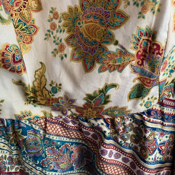 Retrolicious Mixed Pattern Dress - Picture 2 of 10